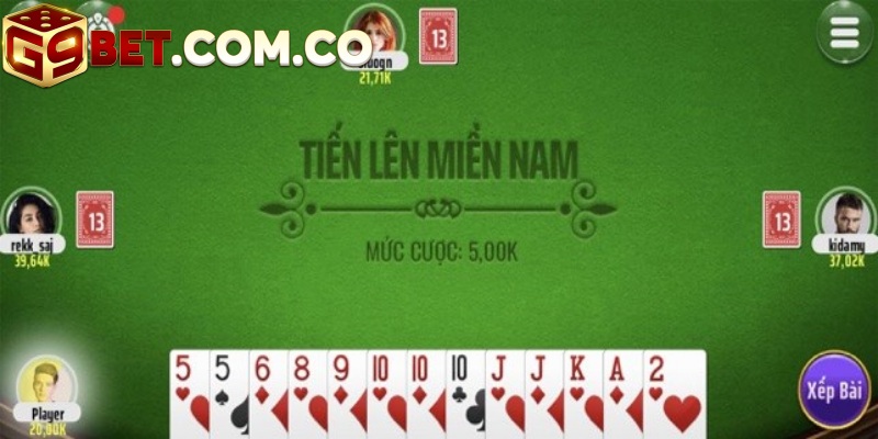 Top 5 game bài được yêu thích nhất tại G9BET